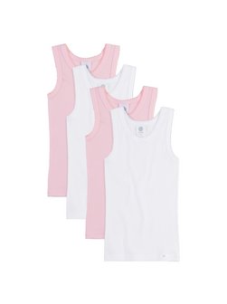 Mädchen Unterhemd 4er Pack