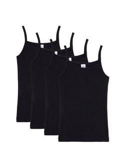 Mädchen Unterhemd 4er Pack