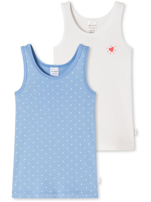 Mädchen Unterhemd  -  Fine Rib Organic Cotton
