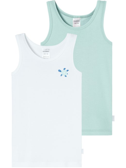 Mädchen Unterhemd  -  Fine Rib