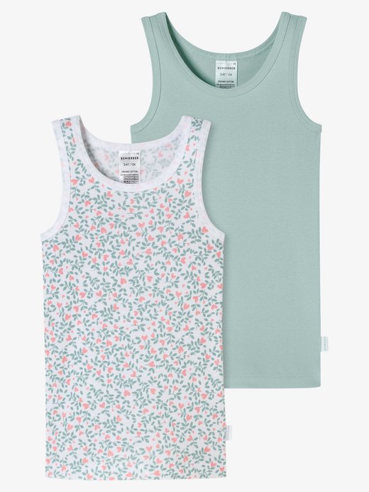 Mädchen Unterhemd  -  Fine Rib