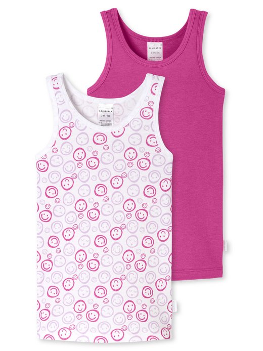 Mädchen Unterhemd  -  Fine Rib