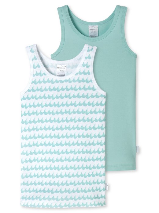 Mädchen Unterhemd  -  Fine Rib