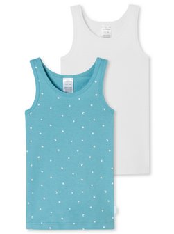 Mädchen Unterhemd  -  Fine Rib