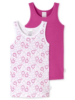 Mädchen Unterhemd  -  Fine Rib