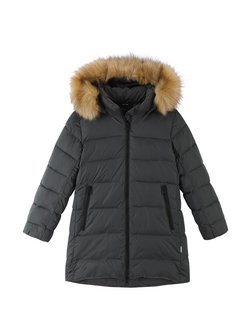 Artikelbild Mädchen Winterjacke - Lunta von reima in grau uni
