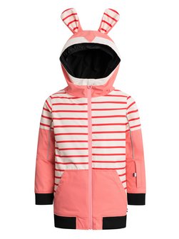 Artikelbild Mädchen Winterjacke von WeeDo in rosa gestreift