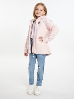 Artikelbild Mädels Mantel + Tagesrucksack - SET von Schmuddelwedda in rosa meliert