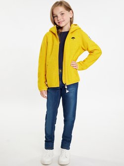 Mädels Strickfleeceblouson mit Teddyfutter