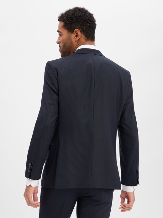 Męska - Marynarka garniturowa z zawartością wełny - Jasper