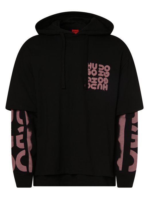 Męska bluza z kapturem z T-shirtem – Devado