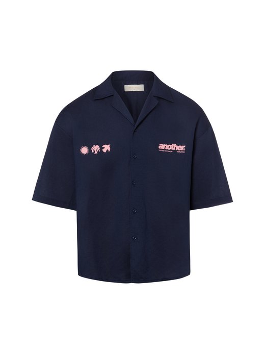 Męska casualowa koszula lniana - Rave Linen Bowling