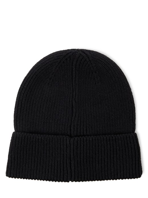 Męska czapka z zawartością wełny -Solid