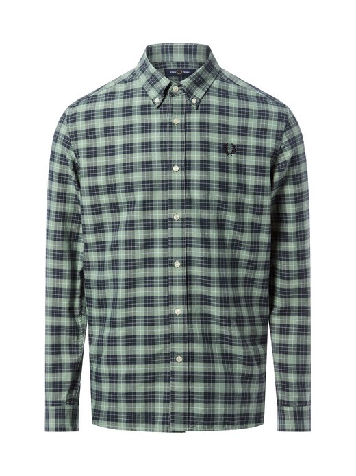 Męska koszula casual - Tartan Oxford