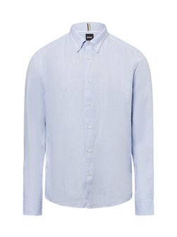 Męska koszula casual z zawartością lnu - C-LIAM-S-BD-C1-243