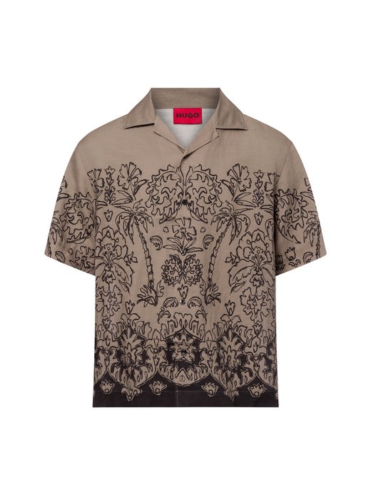 Męska koszula casual z zawartością lnu - Espino