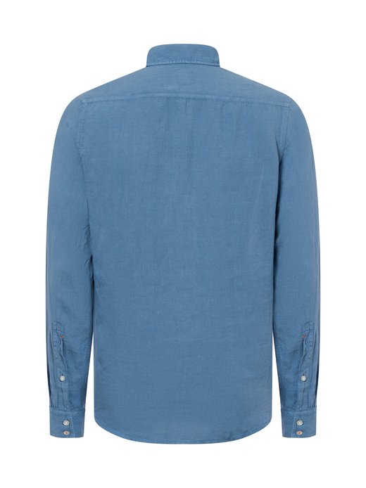 Męska koszula casual z zawartością lnu - Relegant