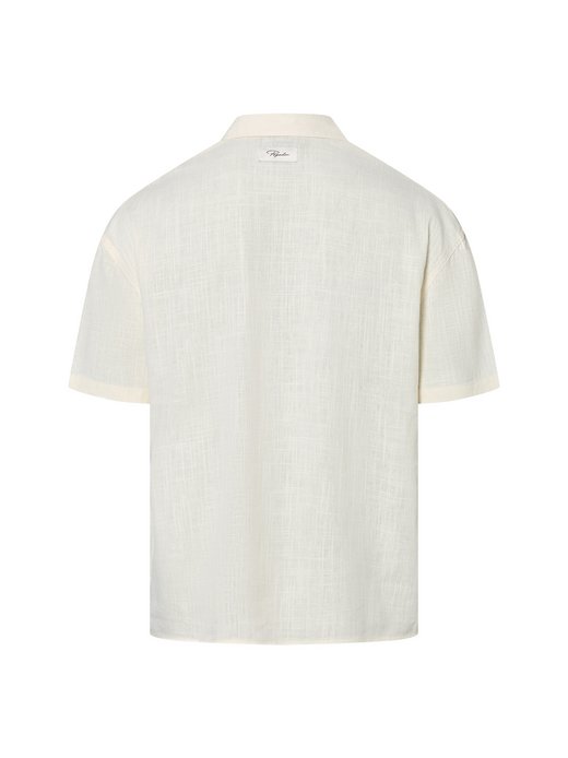 Męska koszula casual z zawartością lnu - Salwa