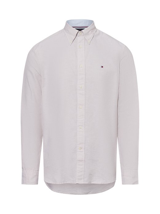 Męska koszula casual z zawartością lnu