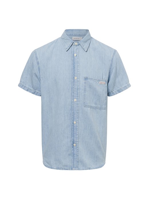 Męska koszula casual z zawartością lnu