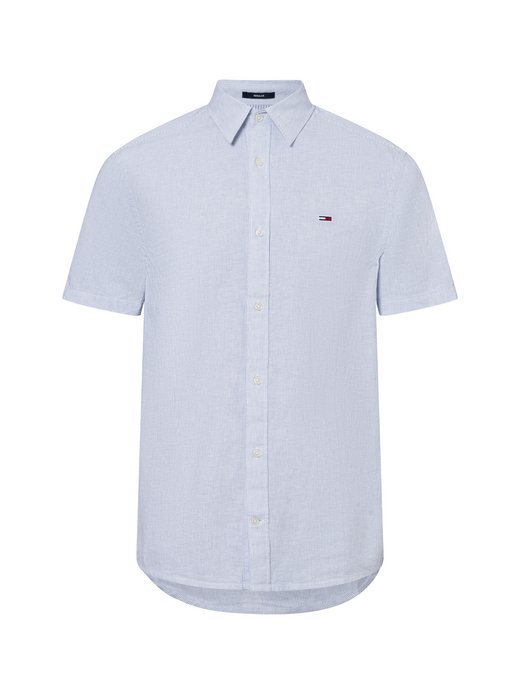 Męska koszula casual z zawartością lnu