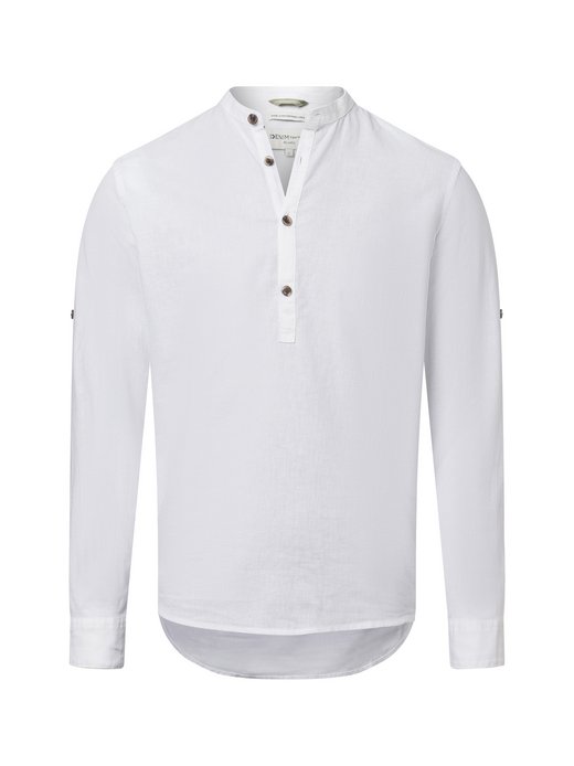 Męska koszula casual z zawartością lnu