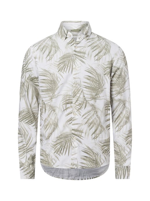 Męska koszula casual z zawartością lnu