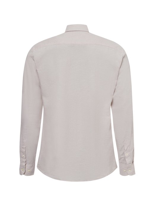 Męska koszula casual z zawartością lnu