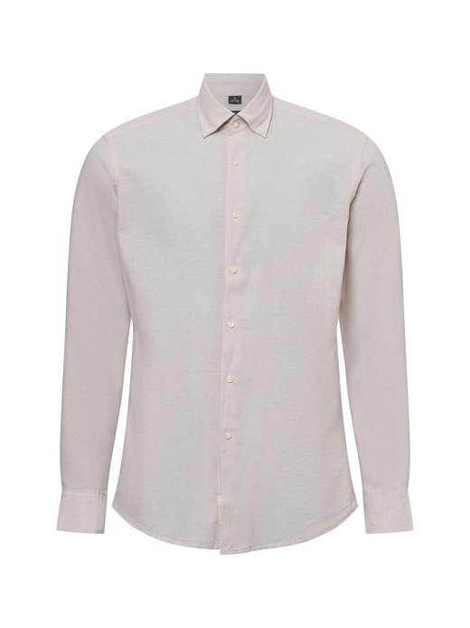 Męska koszula casual z zawartością lnu