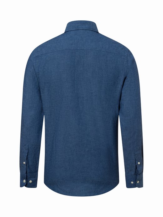 Męska koszula casual z zawartością lnu