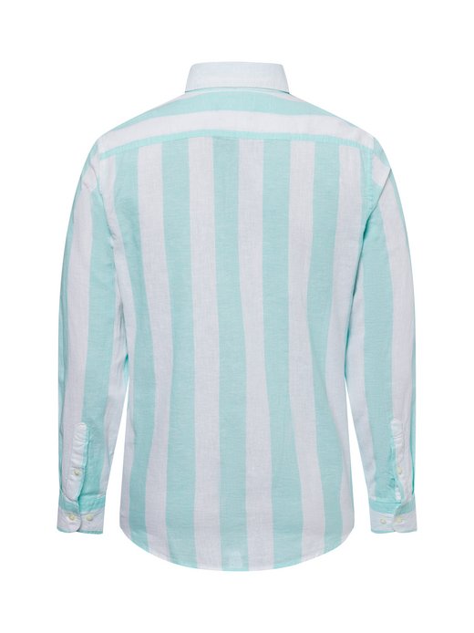 Męska koszula casual z zawartością lnu