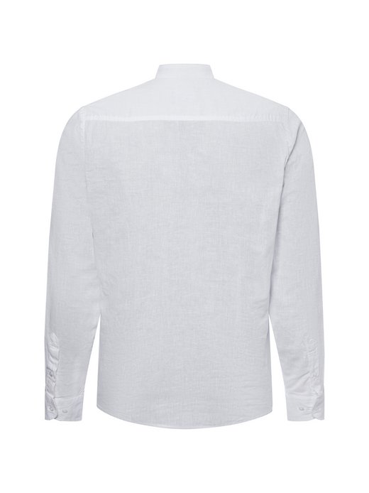 Męska koszula casual z zawartością lnu