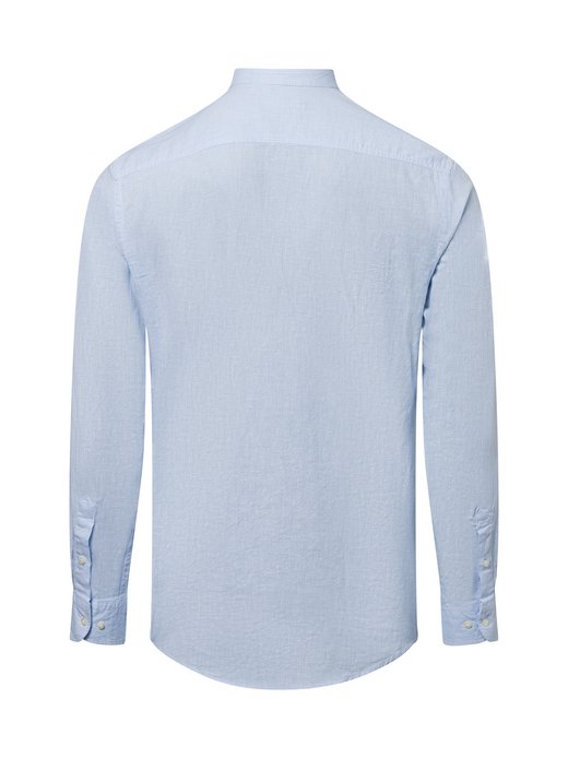 Męska koszula casual z zawartością lnu