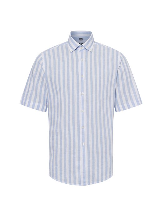 Męska koszula casual z zawartością lnu