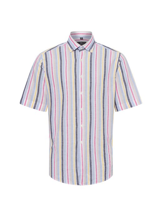 Męska koszula casual z zawartością lnu