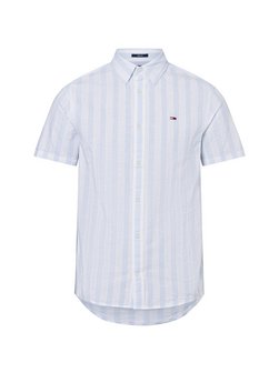 Męska koszula casual z zawartością lnu