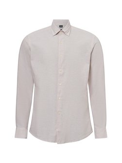 Męska koszula casual z zawartością lnu