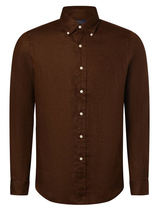 Męska koszula lniana - Custom Fit