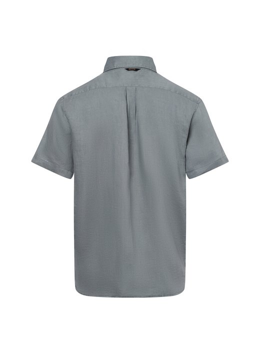 Męska koszula lniana z krótkim rękawem