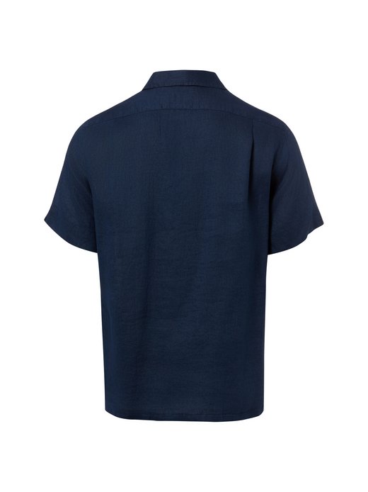 Męska koszula lniana z krótkim rękawem