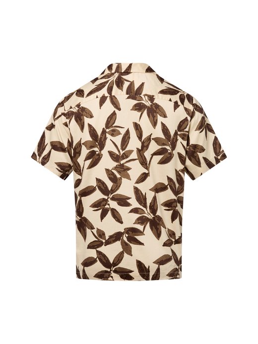 Męska koszula z krótkim rękawem z zawartością lnu - SLHRegnoa