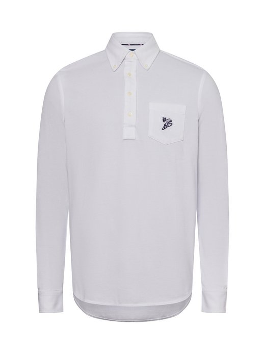 Męska koszulka polo z długim rękawem