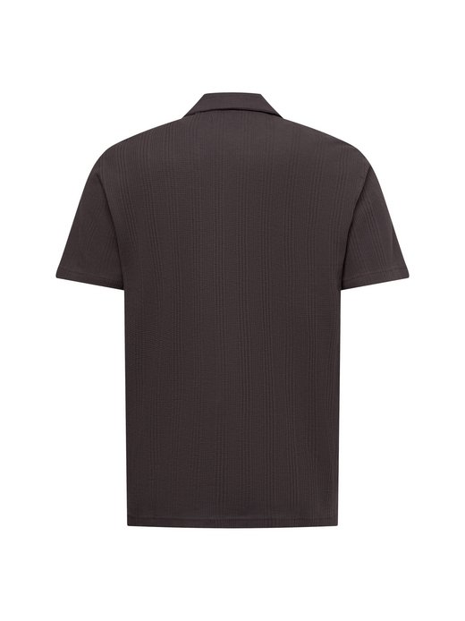 Męska koszulka rekreacyjna z krótkim rękawem