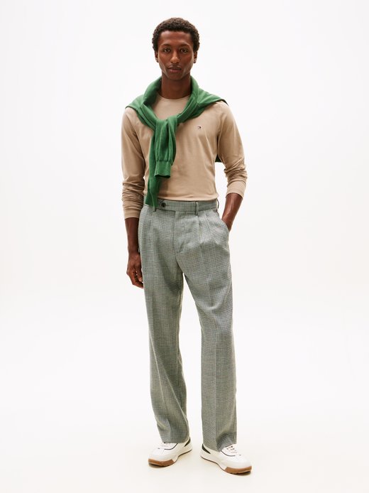 Męska koszulka z długim rękawem