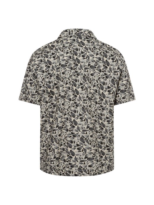 Męska koszulka z krótkim rękawem z zawartością lnu