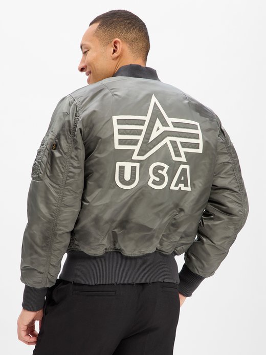 Męska kurtka bomber - Distressed