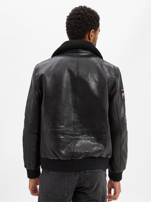 Męska kurtka skórzana -GMChicago