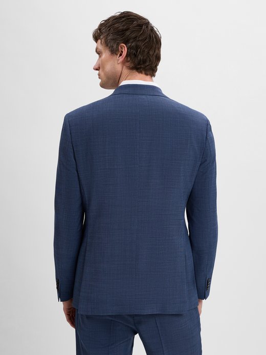 Męska marynarka garniturowa z zawartością wełny - Modern Fit