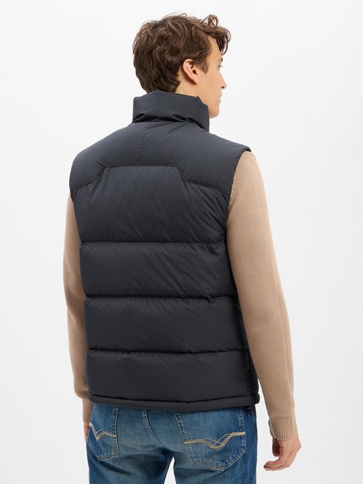 Męska pikowana kamizelka puchowa