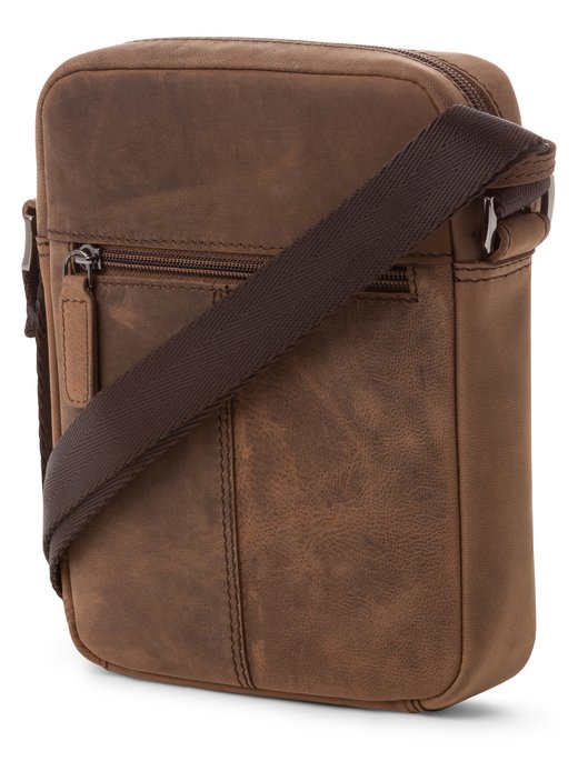 Męska skórzana torba na ramię - Luca
